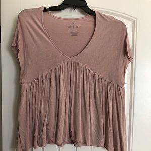 American eagle pink top
